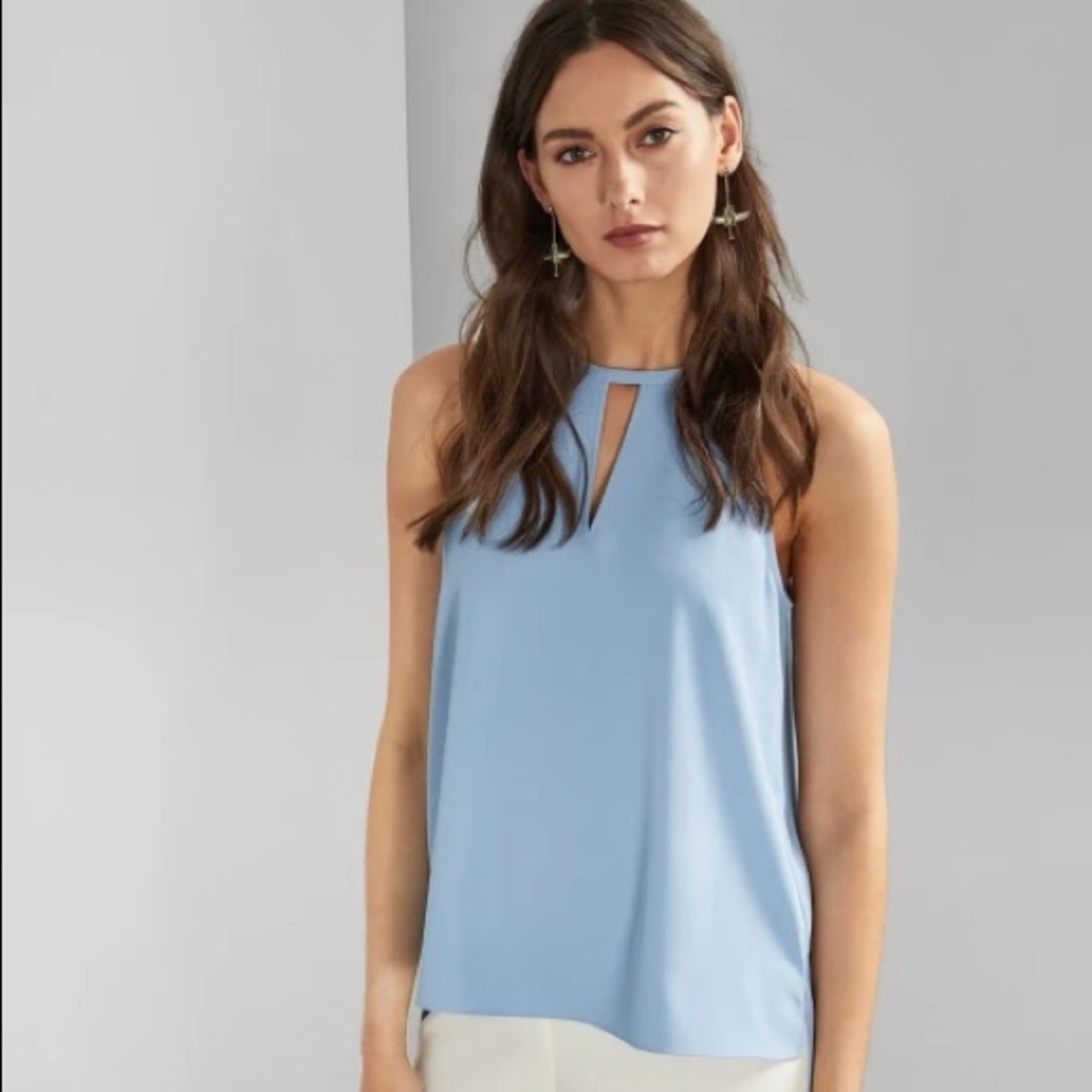 Ted Baker London light blue halter top